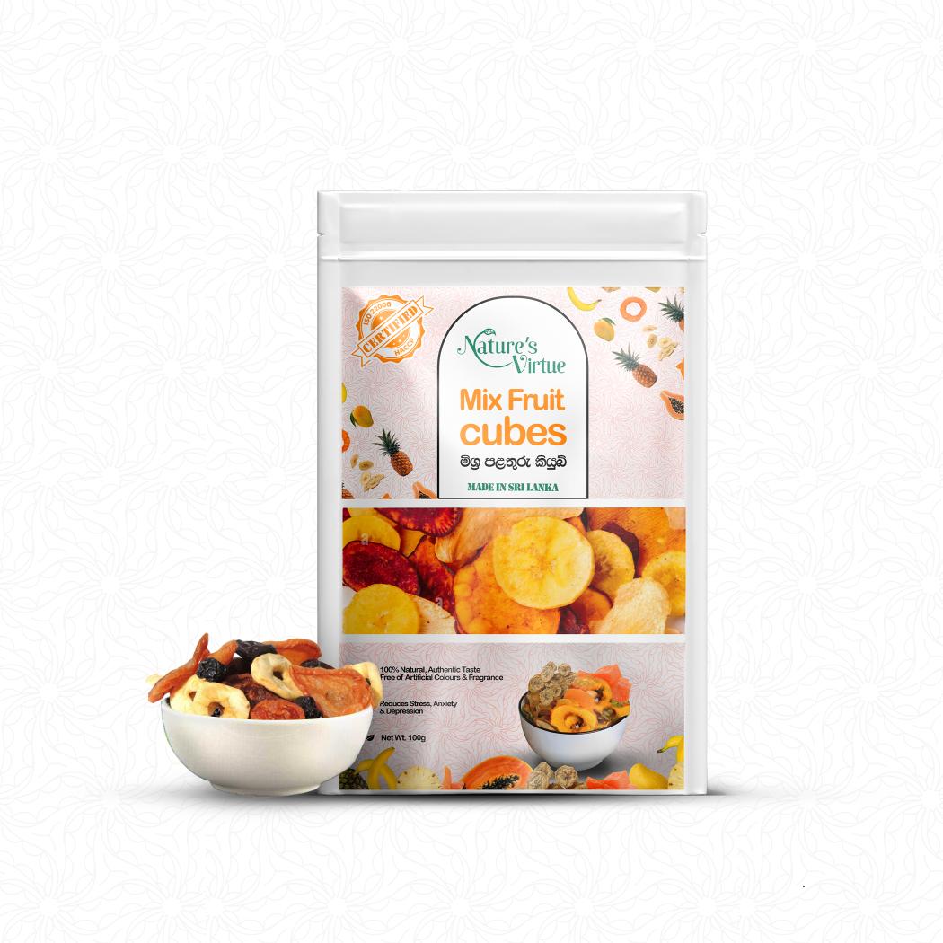 Mix Fruit Cubes ( snack)